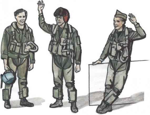 CMK Pilotes Jets US Modernes 1/72 - 3 Figurines