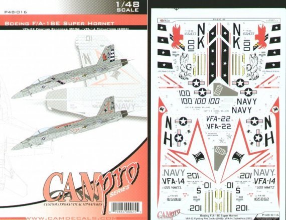 CAM Pro 1/48 Boeing F/A-18E Super Hornet VFA-22 VFA-14