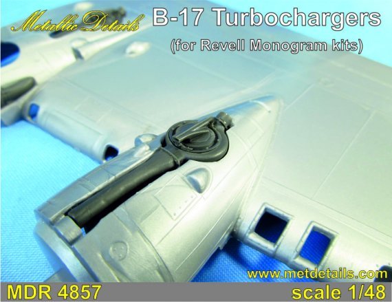 1/48 Boeing B-17 Flying Fortress turbo-chargers