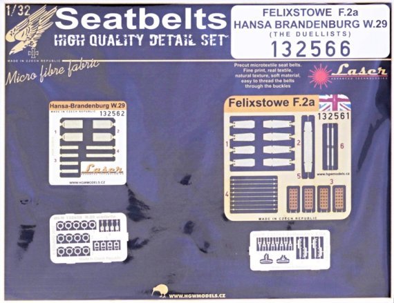 1/32 Seatbelts Felixstowe F.2a & Hansa Brand. W.29
