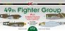 DK Decals DKD72134 49th FG Warhawk Lightning 1/72