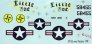 1/48 Decals RF-80A Shooting Star over Panama+mask image 1