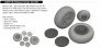 Brassin 1/48 DB-7B Boston III wheels for HKM