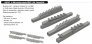 Brassin 1/48 Ju 88A exhaust stacks for Eduard/ICM
