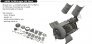 Brassin 1/48 Fw 190A-6 engine & fuselage guns for Eduard