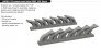 Brassin 1/48 P-39 exhaust stacks fishtail EDU