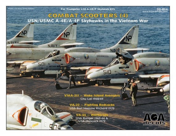 1/32 Combat Scooters  USN/USMC A-4E/A-4F Skyhawks in Vietnam