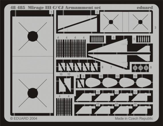Mirage IIIC armament  (EDU)