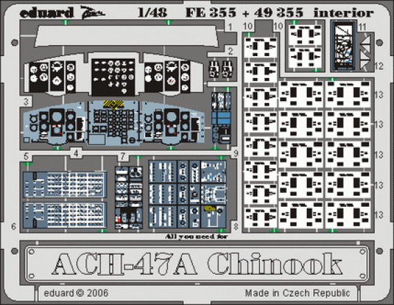 ACH-47A Chinook interior  (ITA)