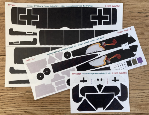 1/32 Fokker D.VII 365/18 Leutnant Josef Jacobs Red devil