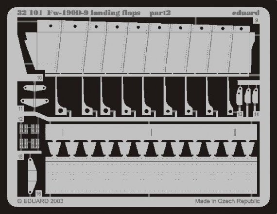 Fw 190D-9 landing flaps  (HAS)