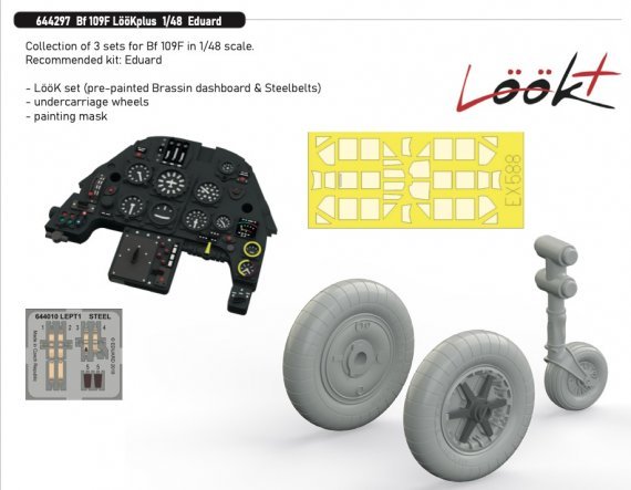 1/48 Bf 109F LooKplus for Eduard