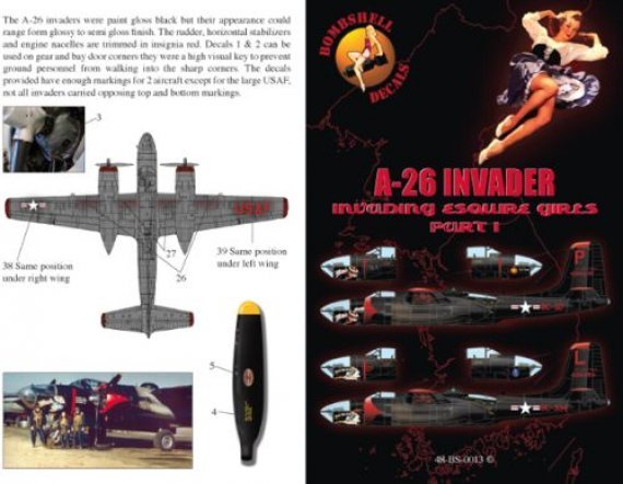 1/48 Douglas A-26B Invader 37th BS/17th BW