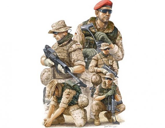 Trumpeter Figurine German ISAF Afghanistan 1/35
