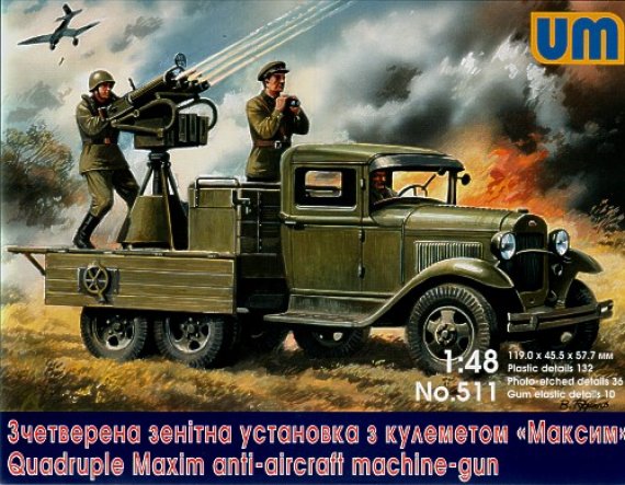 Unimodel Camion GAZ-AAA Sovi�tique Maxim 1/48