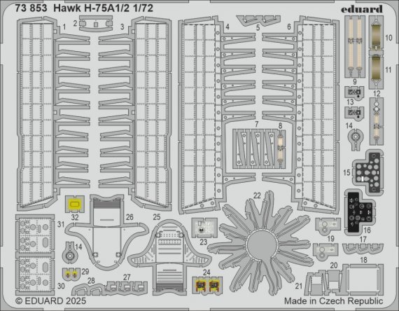 1/72 SET Hawk H-75A1/2 for Arma Hobby.