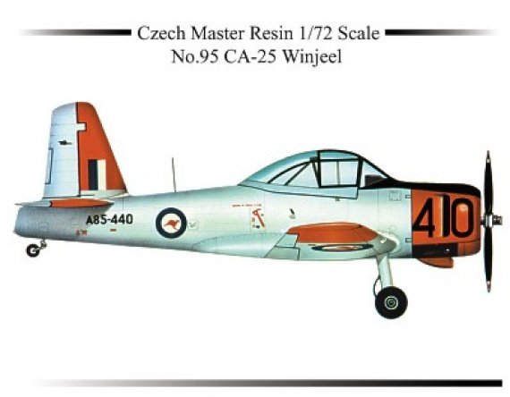 CMR CAC CA-25 Winjeel 1/72 avec d�calcomanies