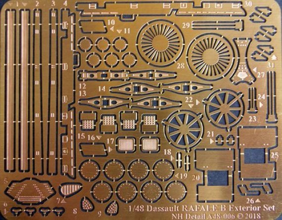 1/48 Dassault Rafale B Exterior Set