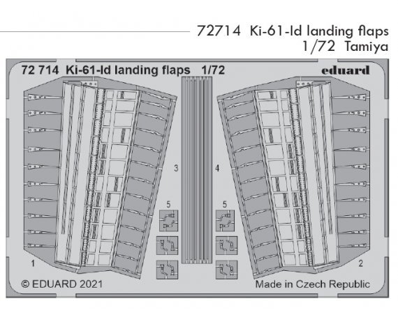 1/72 SET Ki-61-Id landing flaps