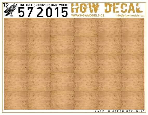 1/72 Decals Pine Tree NATURAL