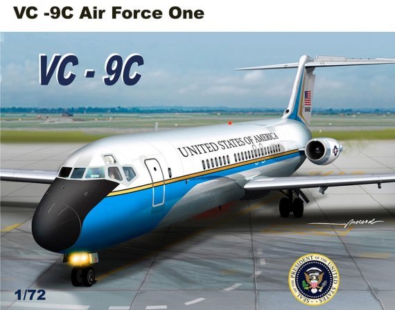 1/72 Douglas DC-9 Air Force 1 VC-9C