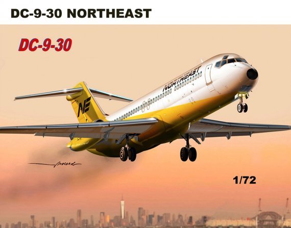 1/72 Douglas DC-9 Northeast DC-9-30