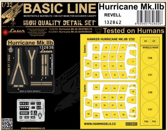 1/32 Hurricane Mk.IIb BASIC LINE