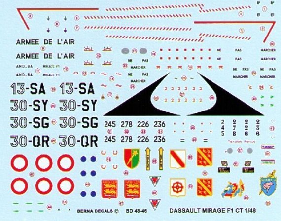 1/48 Dassault Mirage F.1CT