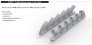 1/48 Curtiss P-40B Tomahawk exhaust stacks