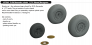 Brassin 1/72 B-26 Marauder wheels