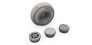 1/48 DH.82 T.Moth Mainwheels & Tailskid with wheel