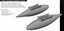 Brassin 1/72 P-51D 165gal fuel tanks for Eduard