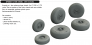 Brassin 1/72 C-130 wheels