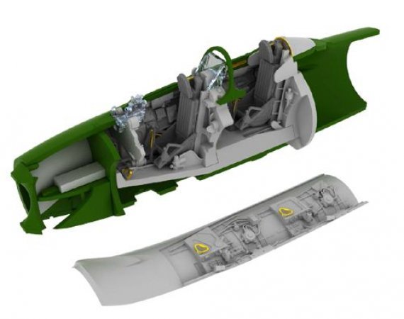 BRASSIN 1/72 MiG-15 UTI cockpit