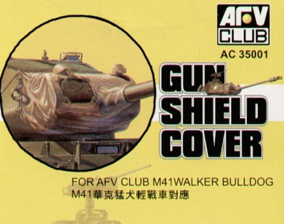 1/35 M41 Walker Bulldog Gun Shield Cover for Afv Club