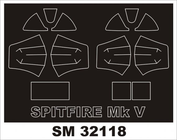 Montex 1/32 Masques Spitfire Mk.VB Cadre Canop�e