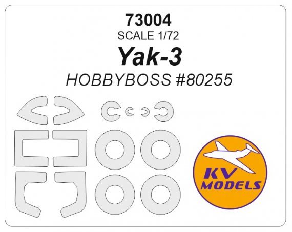 1/72 Yak-3 masks for Hobby Boss kit