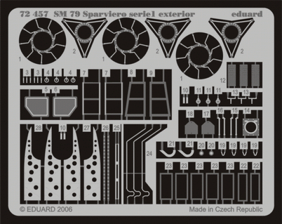 SM 79 Sparviero serie1 exterior  (ITA)