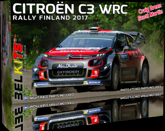 1/24 Citro n C3 Wrc 2017 Rally Finland 2017