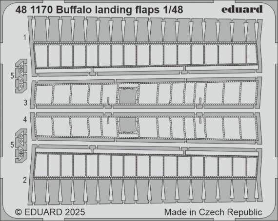 1/48 SET Buffalo landing flaps for Tamiya