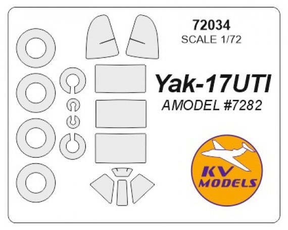 1/72 Yakovlev Yak-17UTI + wheels masks