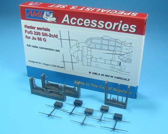 1/48 FuG 220 SN-2c/d Radar aerials for the Junkers Ju-88G-6