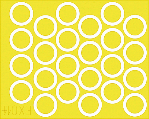 Sherman Firefly IC wheel masks  1/48  (TAM)