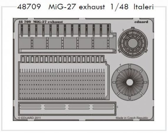1/48 MiG-27 exhaust (ITAL)