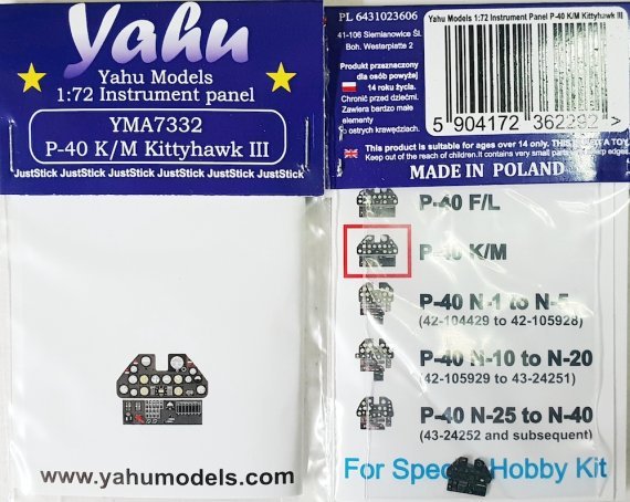 1/72 Curtiss P-40K/P-40M Kittyhawk III