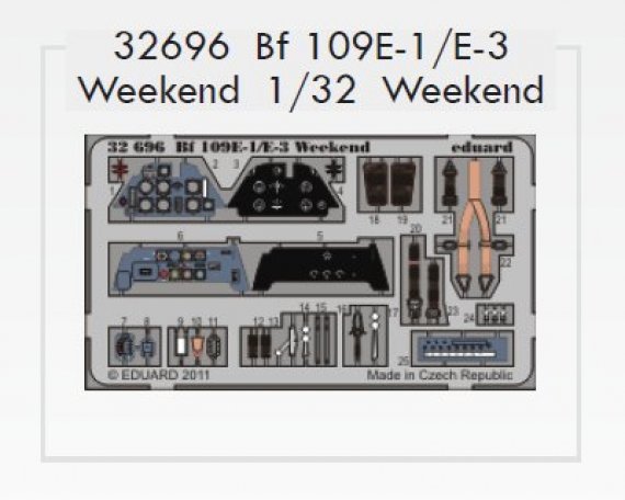 1/32 Bf 109E-1/E-3 (Weekend)