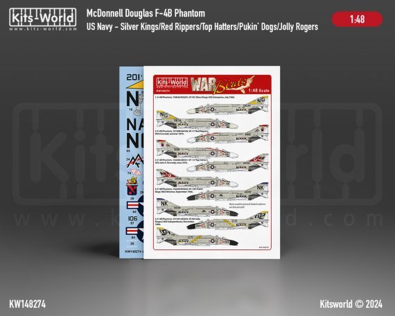 1/48 US Navy McDonnell F-4B Phantoms
