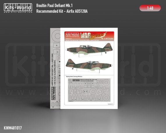 1/48 Boulton-Paul Defiant Mk.I wheels and canopy paint mask