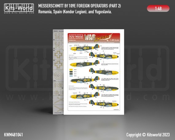 1/48 Messerschmitt Bf-109E Foreign Operators Part Two