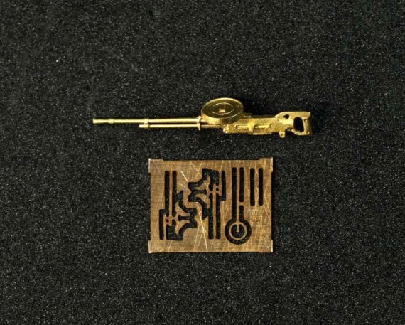 1/72 Polish WZ.37 machine gun Szczeniak